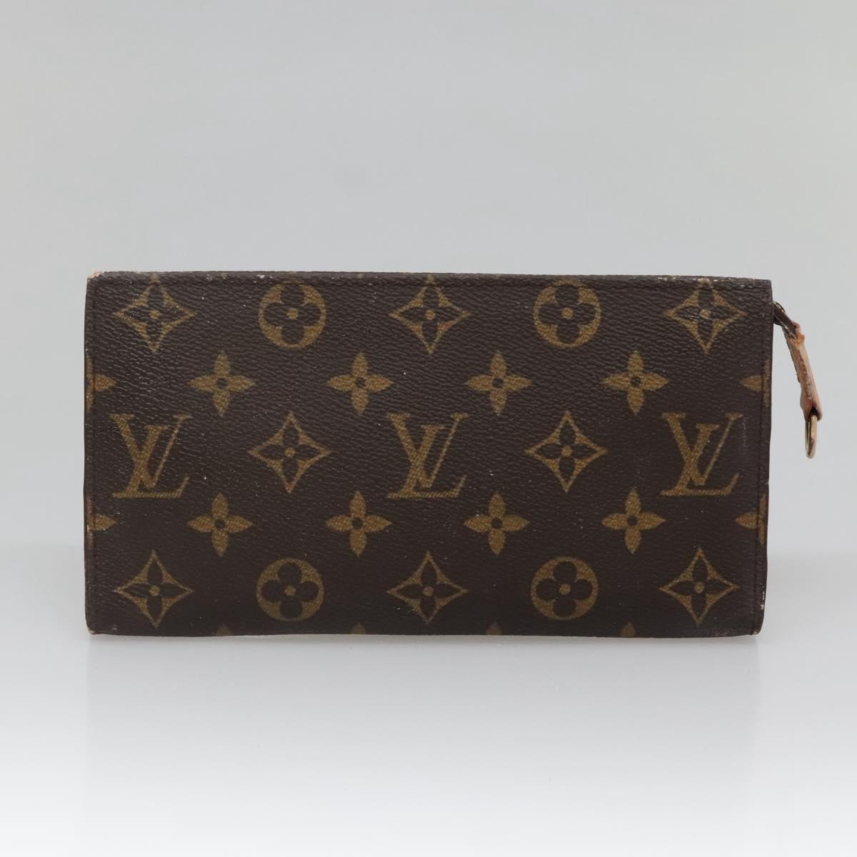LOUIS VUITTON Monogram Bucket GM Shoulder Bag M42236 LV Auth 135127