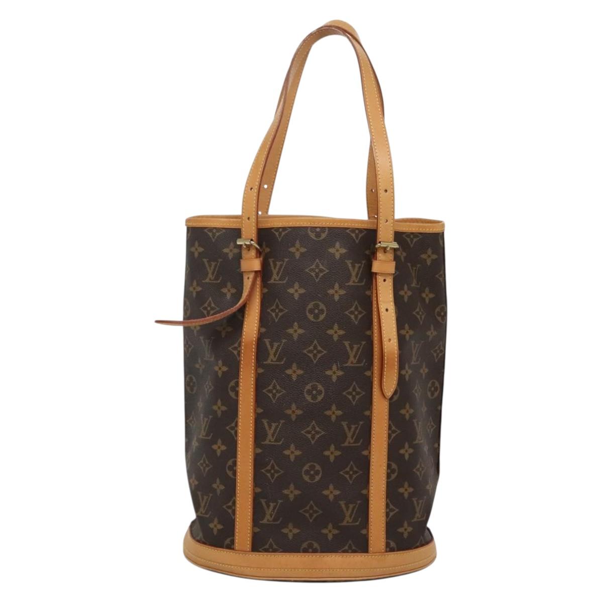 LOUIS VUITTON Monogram Bucket GM Shoulder Bag M42236 LV Auth 135127