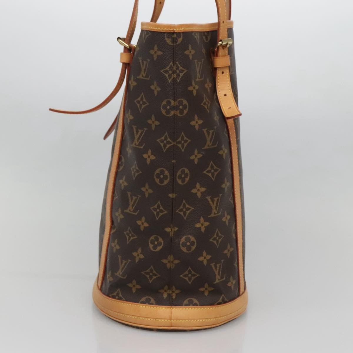 LOUIS VUITTON Monogram Bucket GM Shoulder Bag M42236 LV Auth 135127
