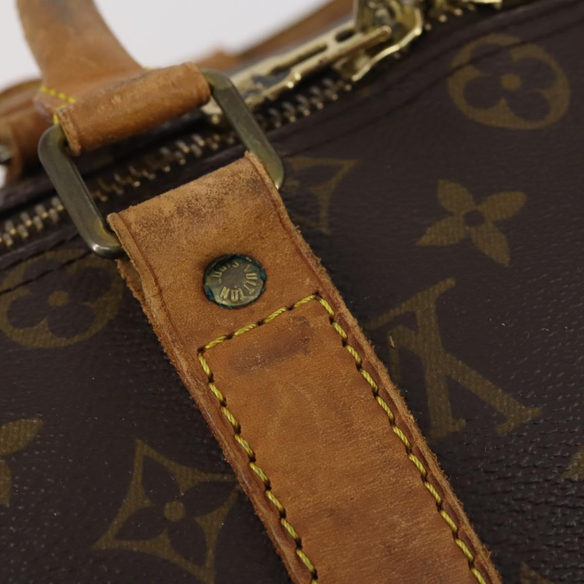 LOUIS VUITTON Monogram Keepall Bandouliere 45 Boston Bag M41418 LV Auth 135131