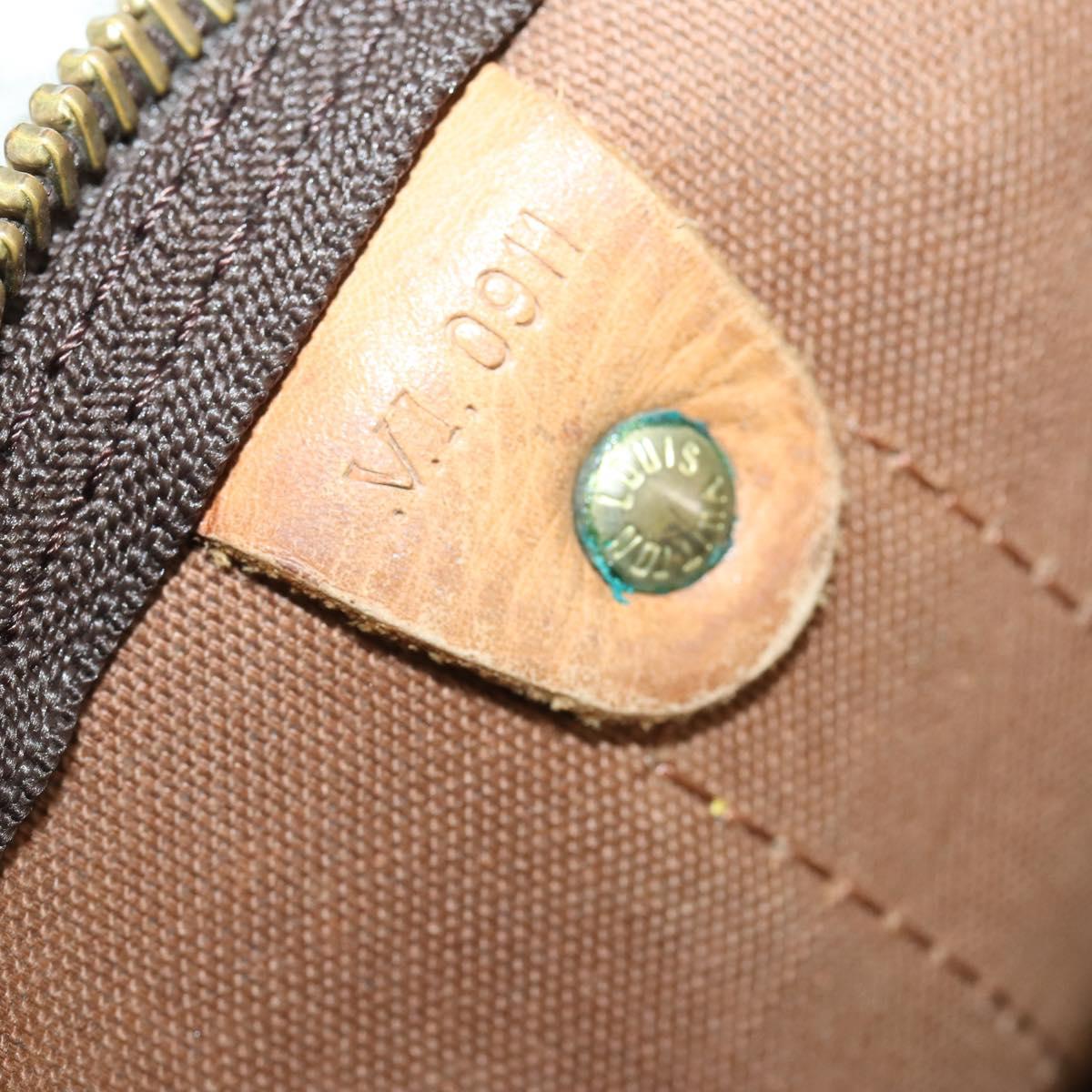 LOUIS VUITTON Monogram Keepall Bandouliere 45 Boston Bag M41418 LV Auth 135131