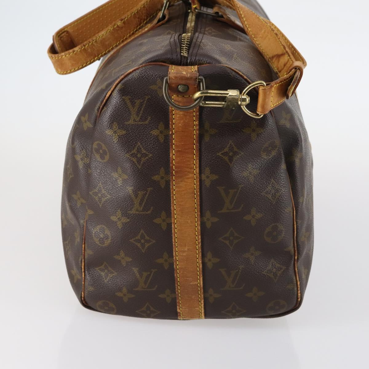 LOUIS VUITTON Monogram Keepall Bandouliere 45 Boston Bag M41418 LV Auth 135131