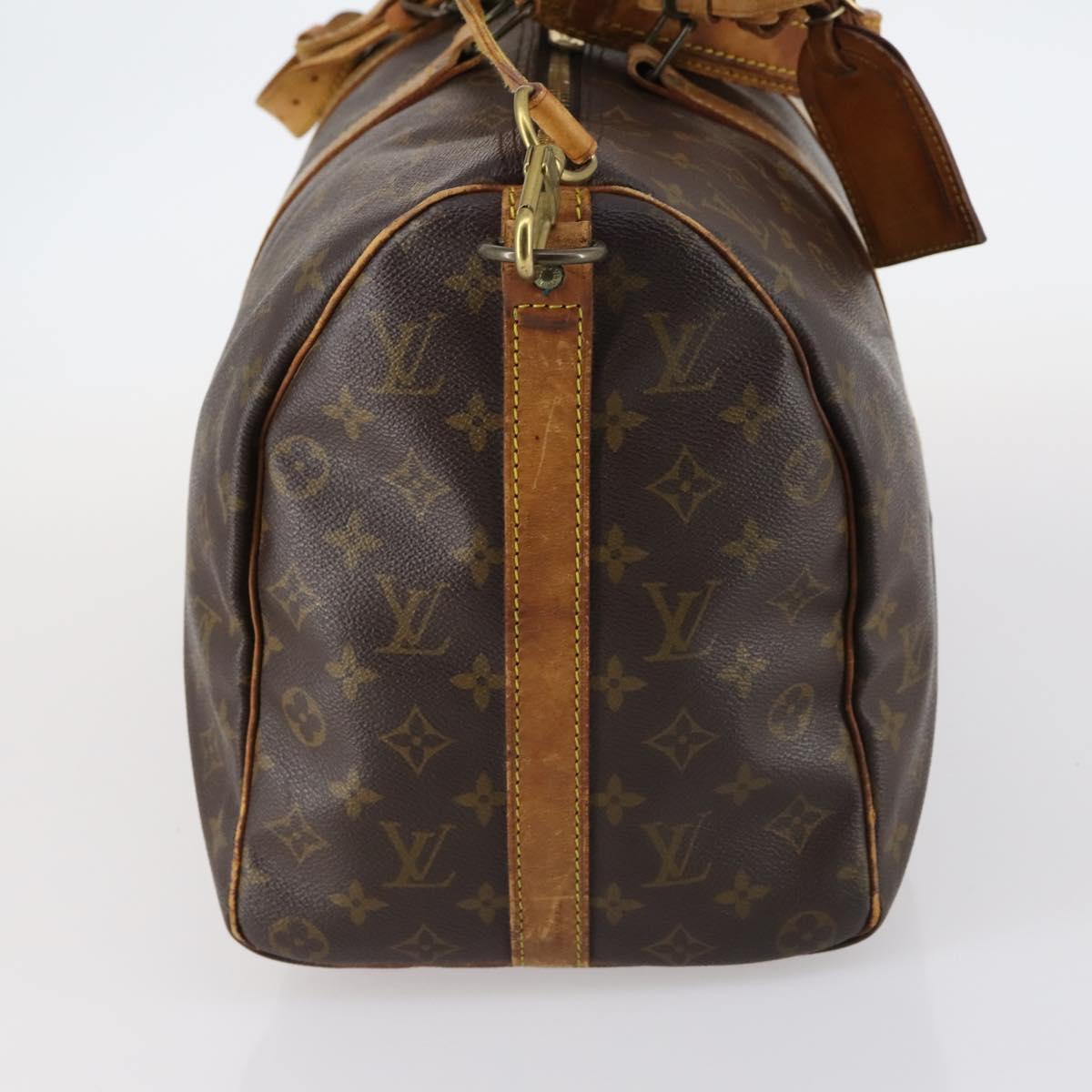 LOUIS VUITTON Monogram Keepall Bandouliere 45 Boston Bag M41418 LV Auth 135131