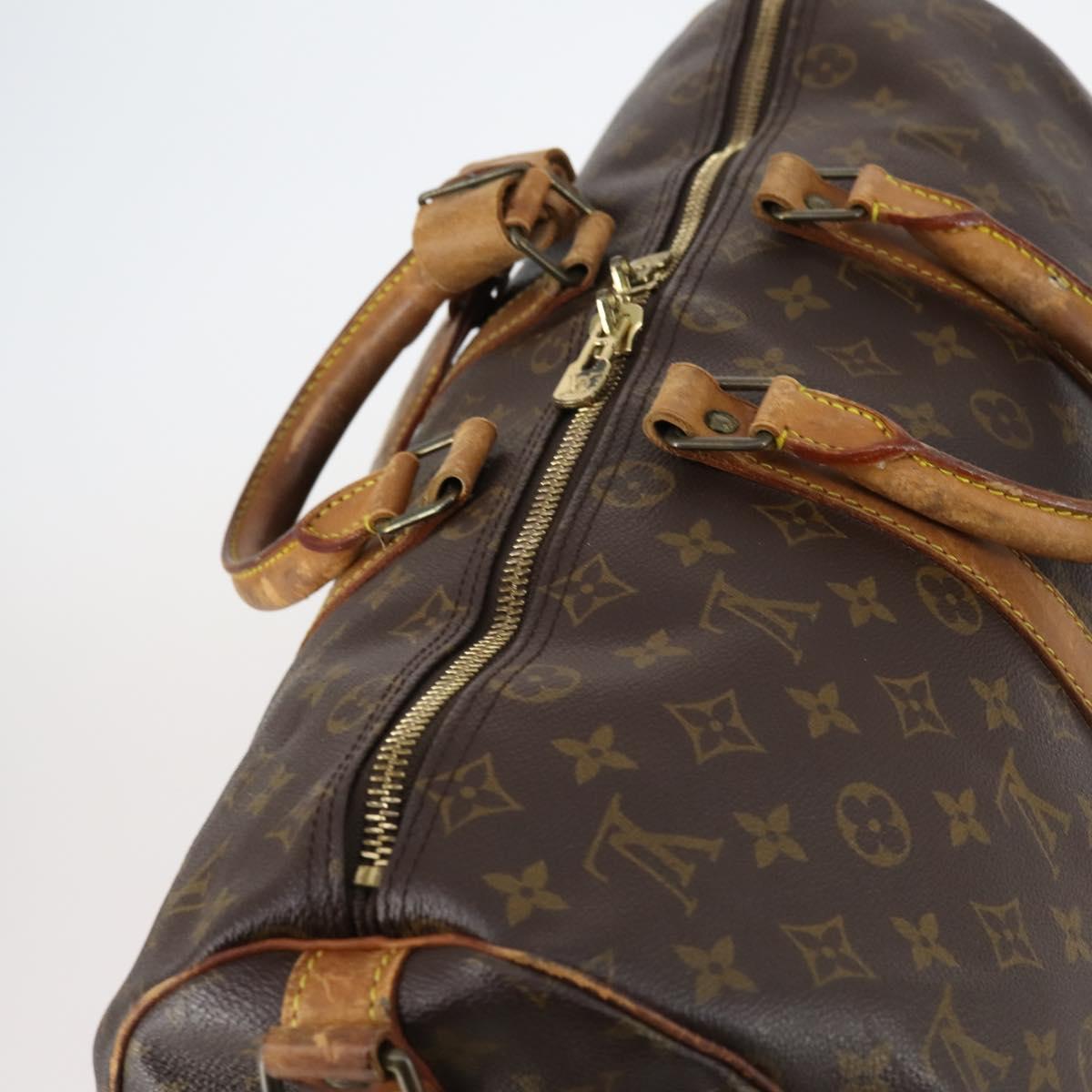LOUIS VUITTON Monogram Keepall Bandouliere 45 Boston Bag M41418 LV Auth 135131