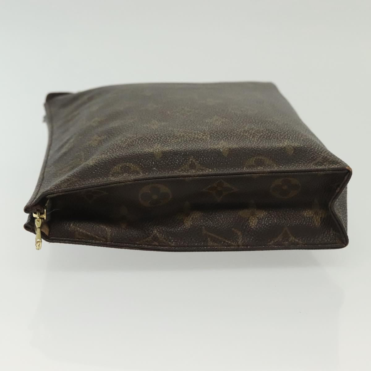 LOUIS VUITTON Monogram Poche Toilette 26 Pouch M47542 LV Auth 135138