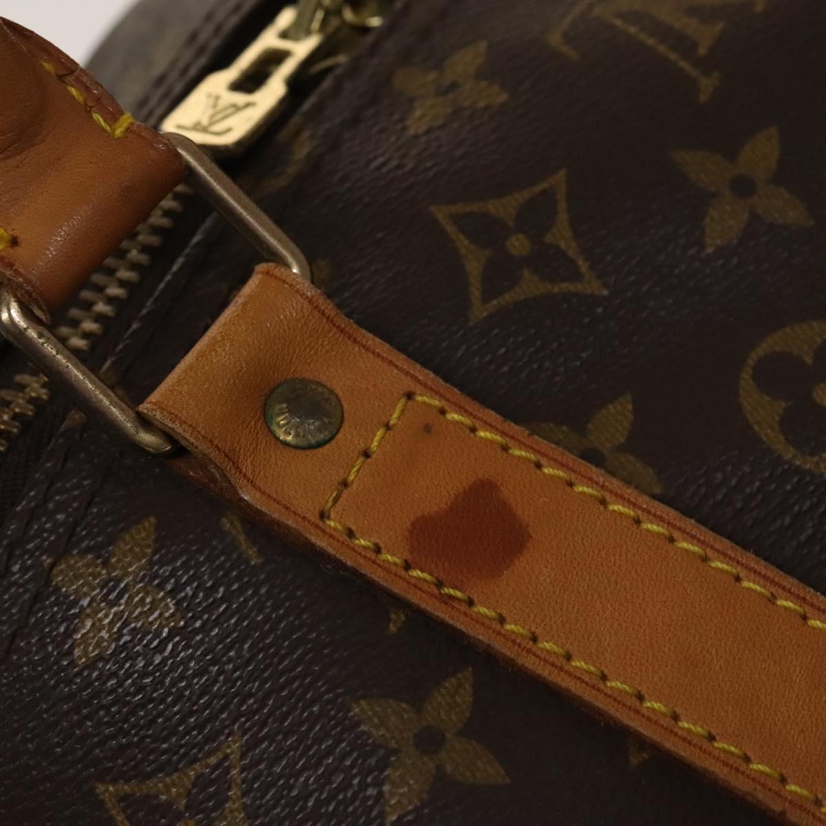 LOUIS VUITTON Monogram Keepall 60 Boston Bag M41422 LV Auth 135145