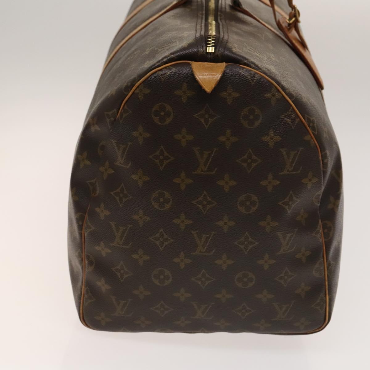 LOUIS VUITTON Monogram Keepall 55 Boston Bag M41424 LV Auth 135146