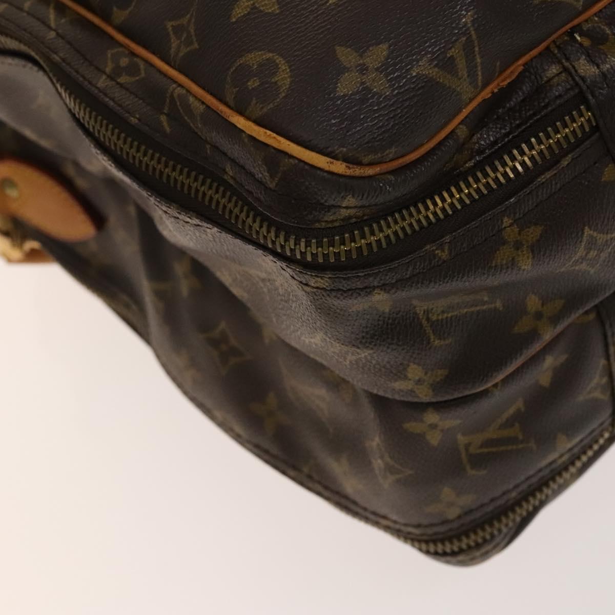 LOUIS VUITTON Monogram Alize de Poche Boston Bag 2way M41392 LV Auth 135159