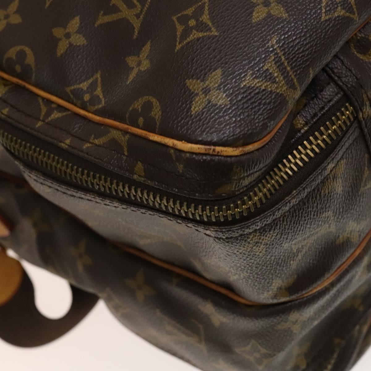 LOUIS VUITTON Monogram Alize de Poche Boston Bag 2way M41392 LV Auth 135159