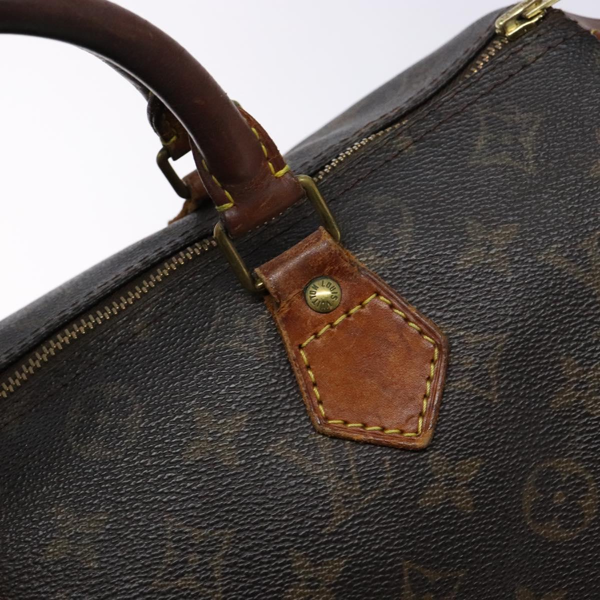 LOUIS VUITTON Monogram Speedy 30 Hand Bag M41526 LV Auth 135166