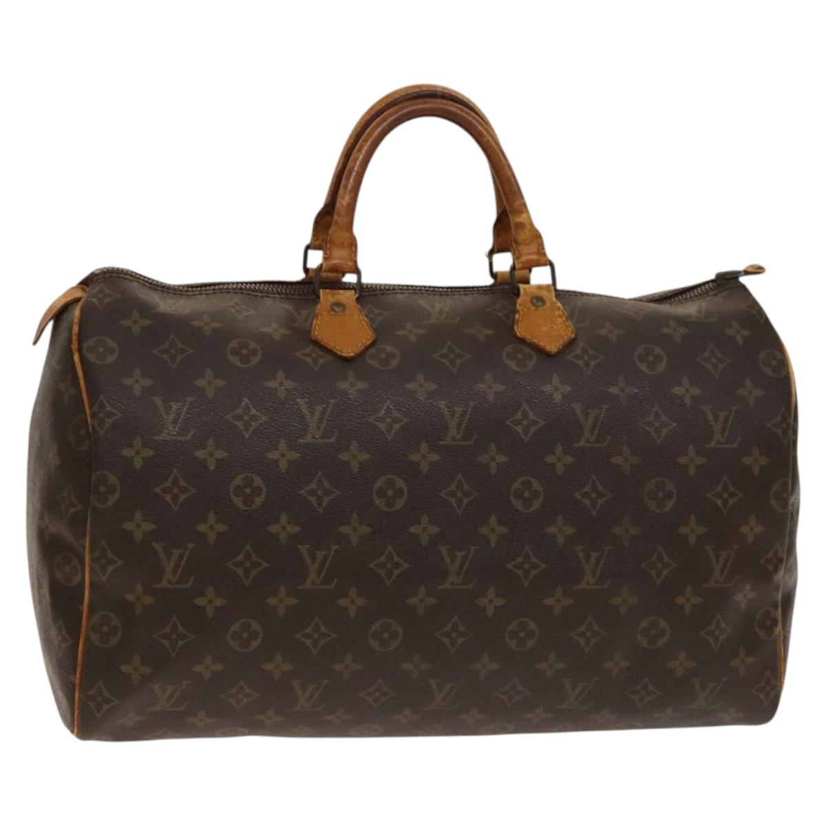 LOUIS VUITTON Monogram Speedy 40 Hand Bag M41522 LV Auth 135173