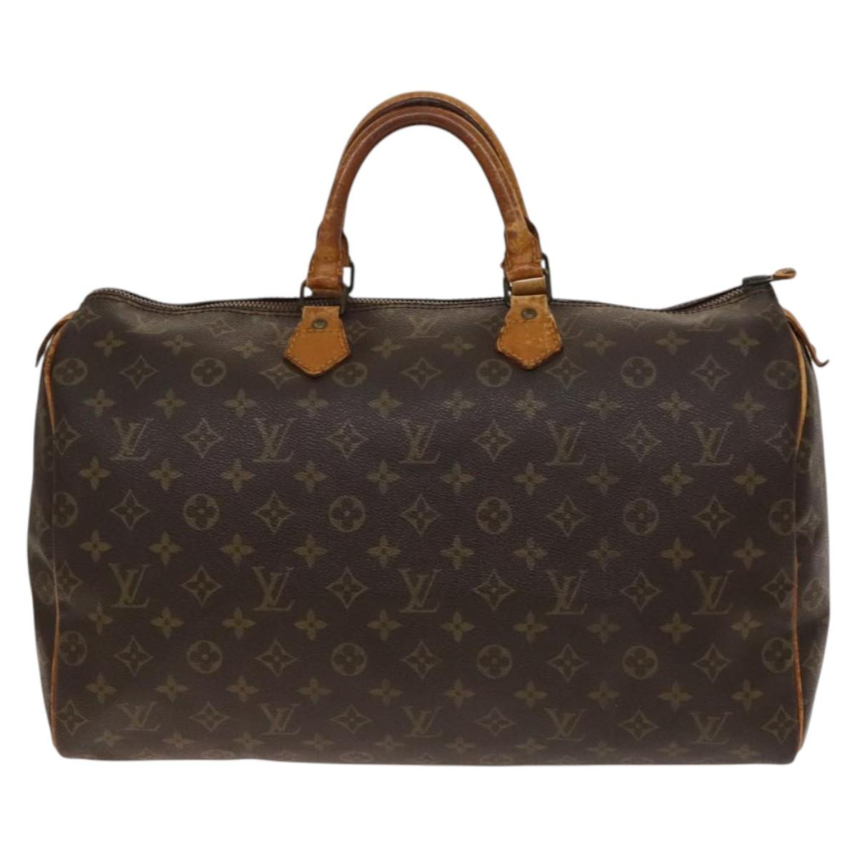 LOUIS VUITTON Monogram Speedy 40 Hand Bag M41522 LV Auth 135173