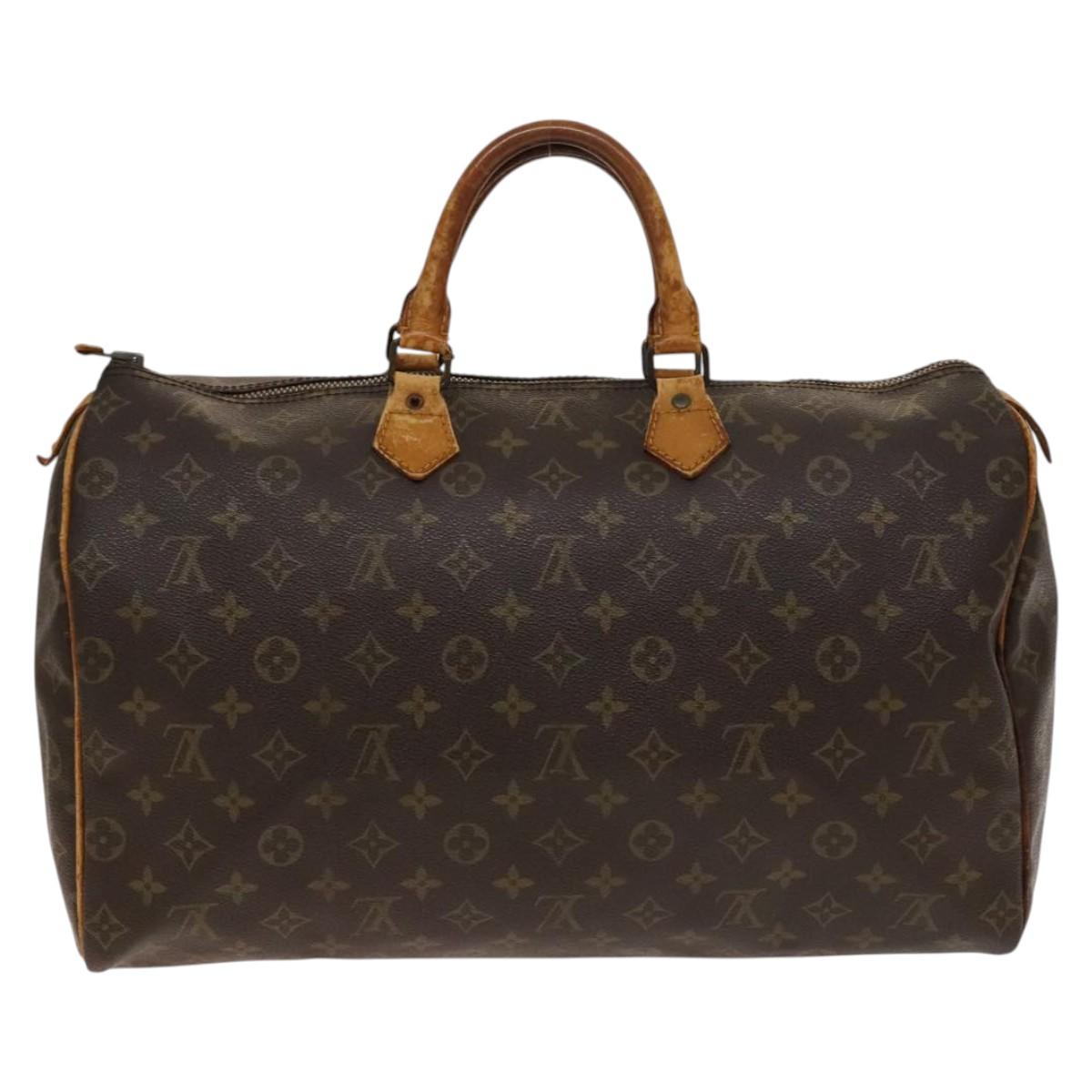 LOUIS VUITTON Monogram Speedy 40 Hand Bag M41522 LV Auth 135173