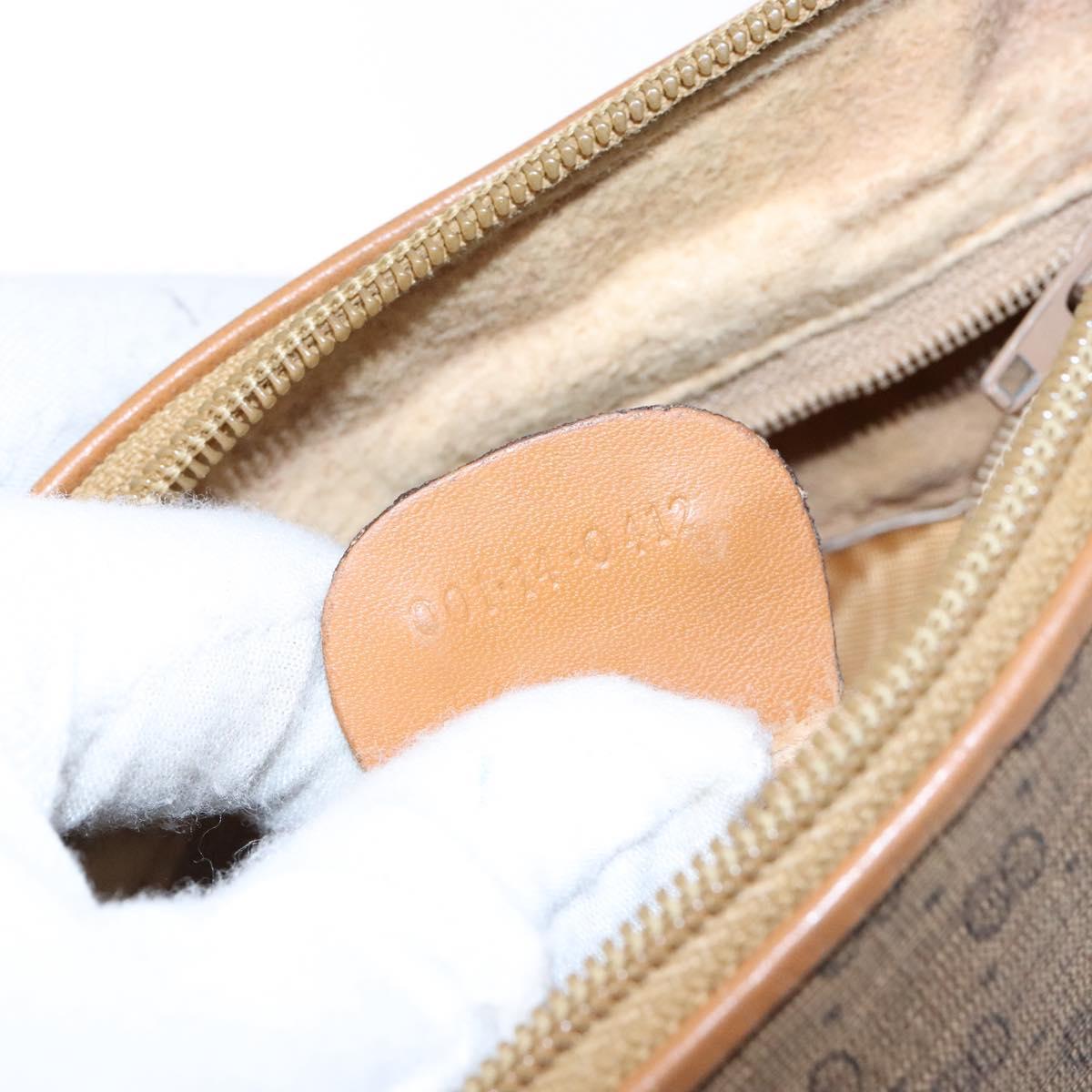 GUCCI Micro GG Supreme Shoulder Bag PVC Beige Gold 001 14 0412 Auth 135185