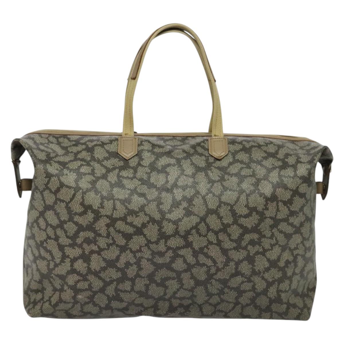 SAINT LAURENT Tote Bag Leather Gray Auth 135196