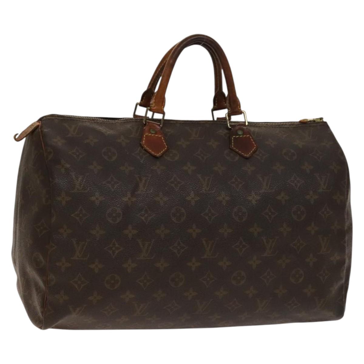 LOUIS VUITTON Monogram Speedy 40 Hand Bag M41522 LV Auth 135202