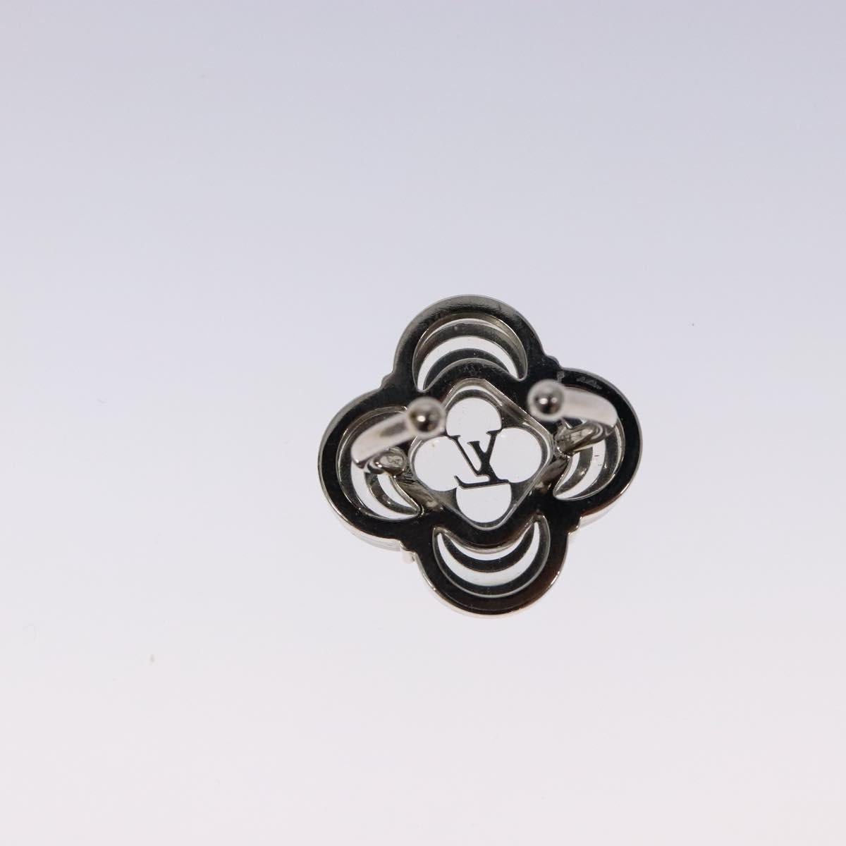 LOUIS VUITTON Berg Alafoli Ring metal Silver M65665 #21(JP Size) LV Auth 135225V