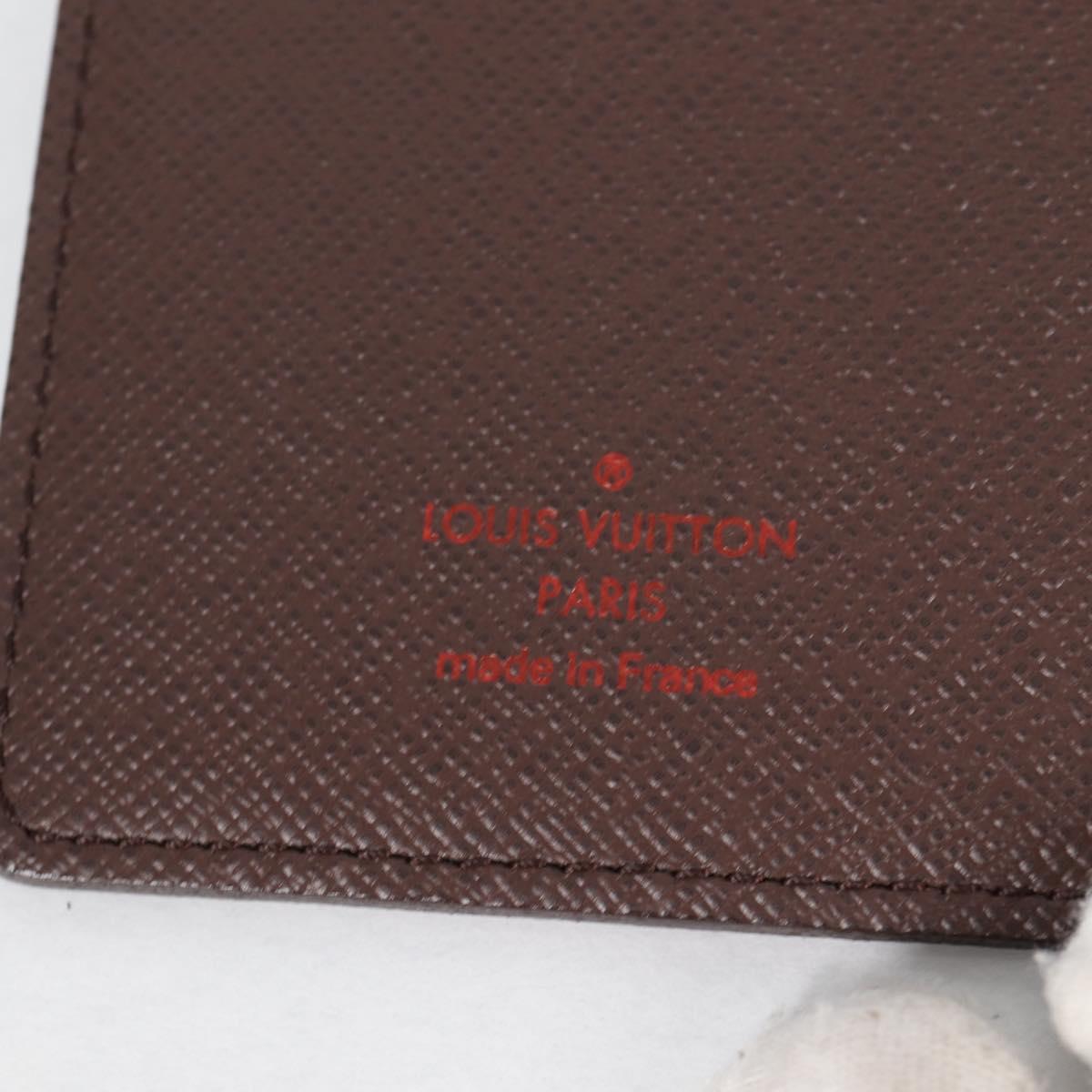 LOUIS VUITTON Damier Ebene Porte Valeurs Cartes Credit N61823 LV Auth 135229V