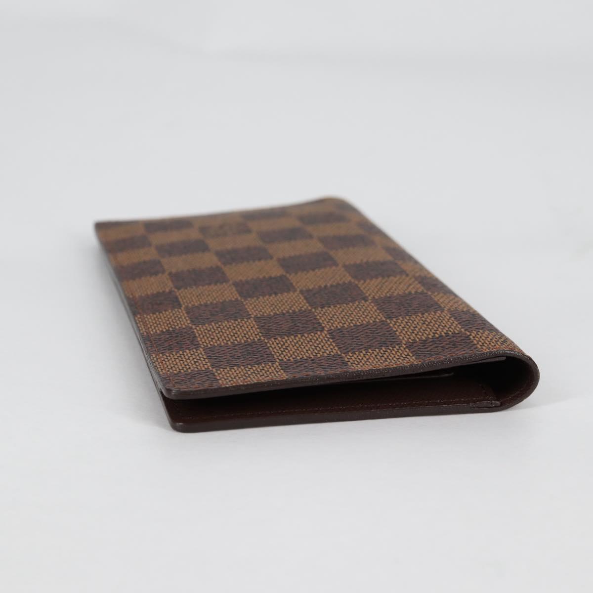 LOUIS VUITTON Damier Ebene Porte Valeurs Cartes Credit N61823 LV Auth 135229V