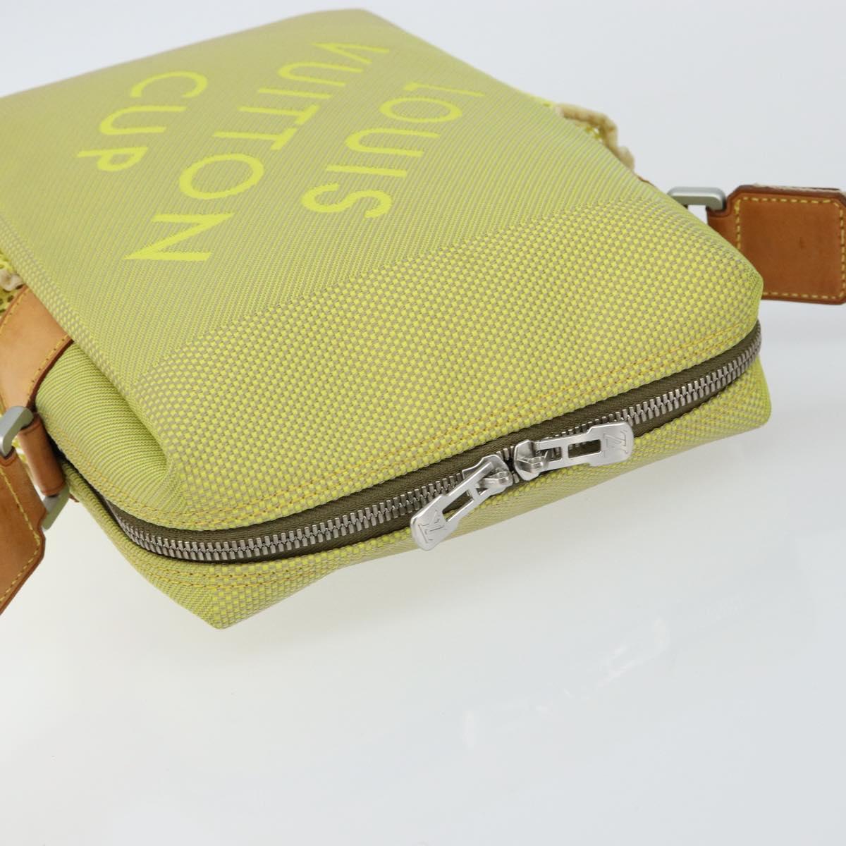 LOUIS VUITTON Damier Geant LV Cup Weatherly Bag Yellow M80636 LV Auth 135237