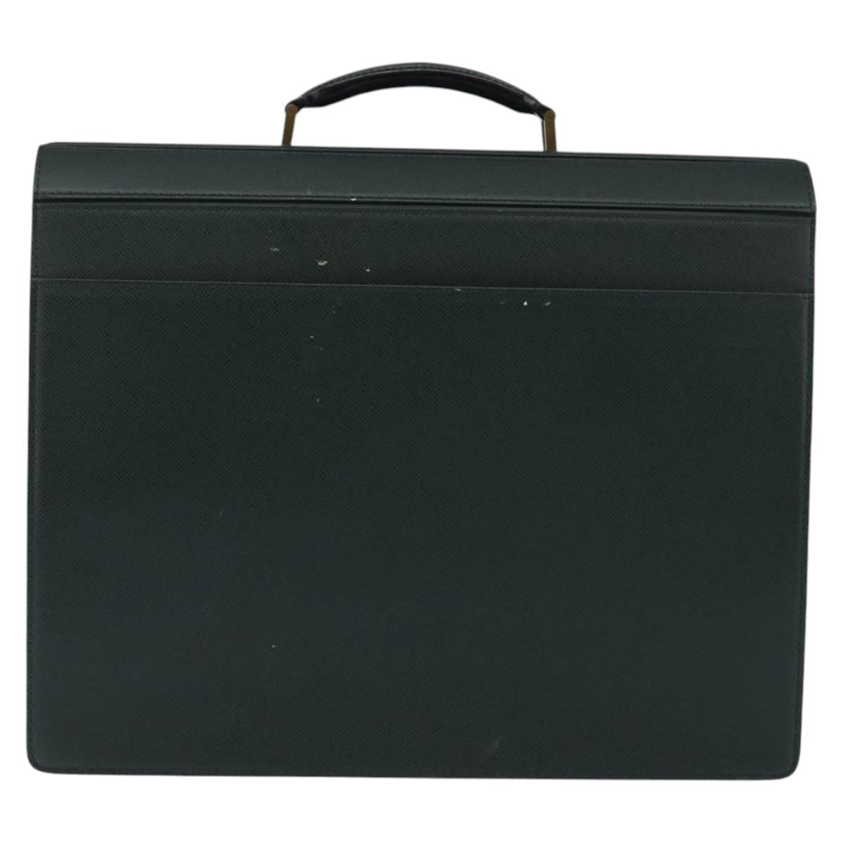 LOUIS VUITTON Taiga Pilot Case Ural Business Bag Epicea M30024 LV Auth 135245