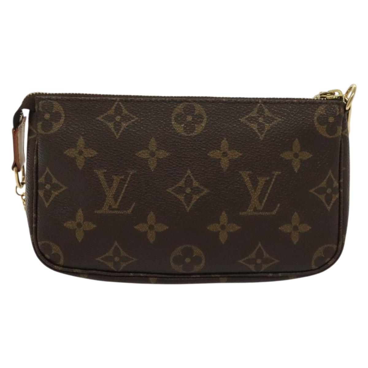 LOUIS VUITTON Monogram Mini Pochette Accessoires Pouch M58009 LV Auth 135251