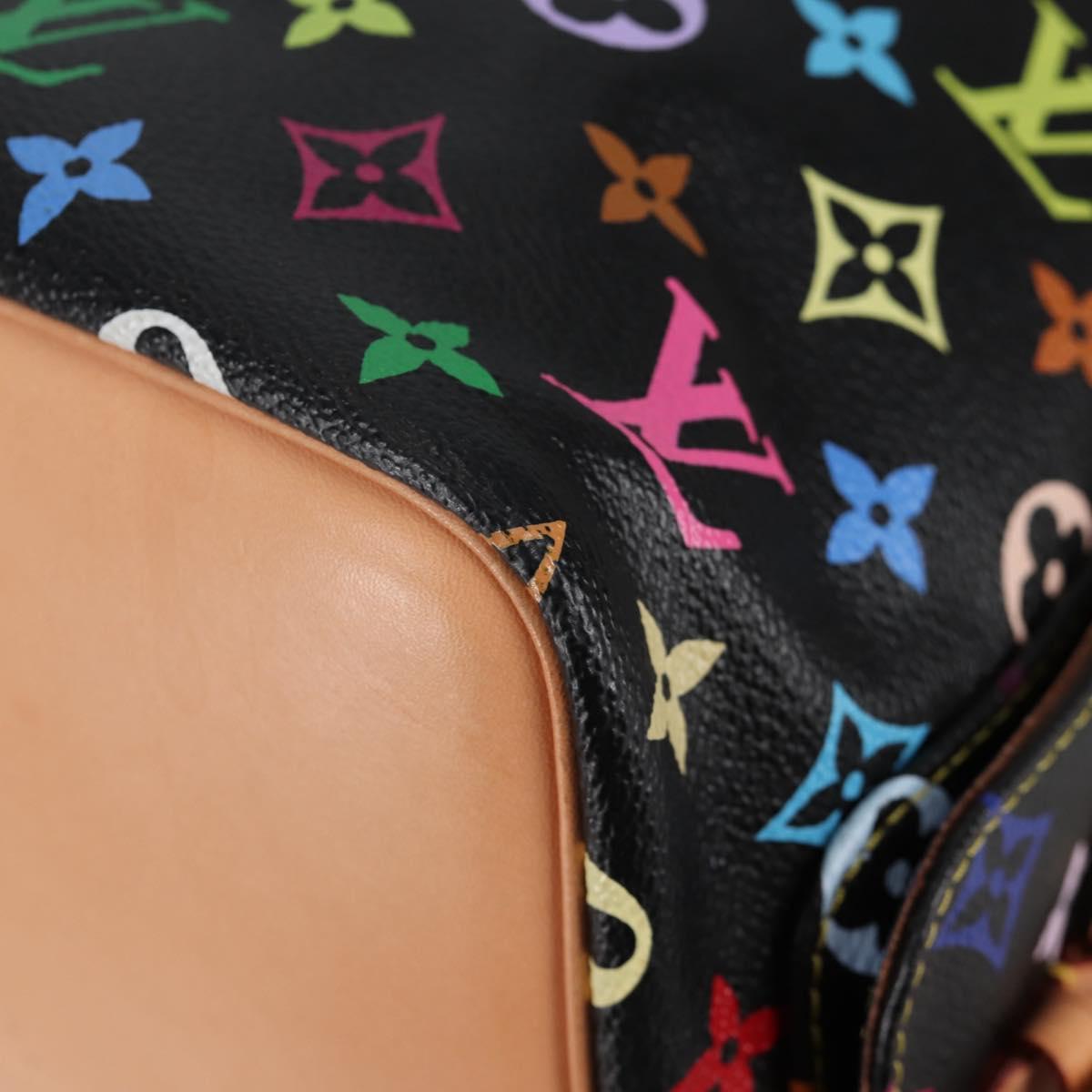LOUIS VUITTON Monogram Multicolor Petit Noe Bag Black M42230 Auth 135262V