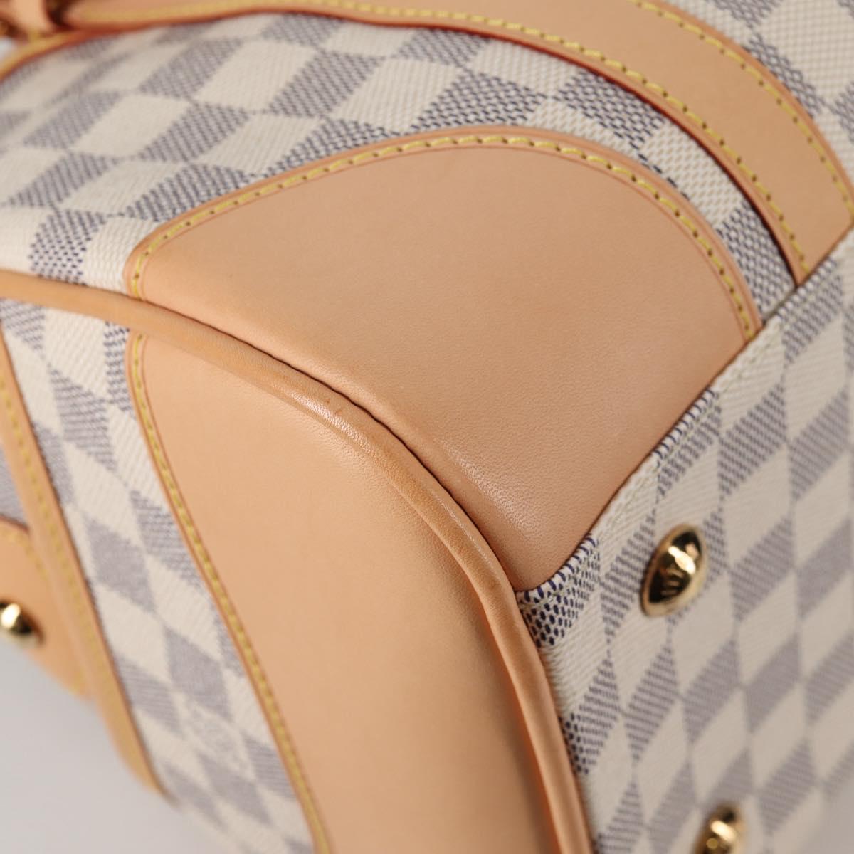 LOUIS VUITTON Damier Azur Berkeley Hand Bag N52001 LV Auth 135278M