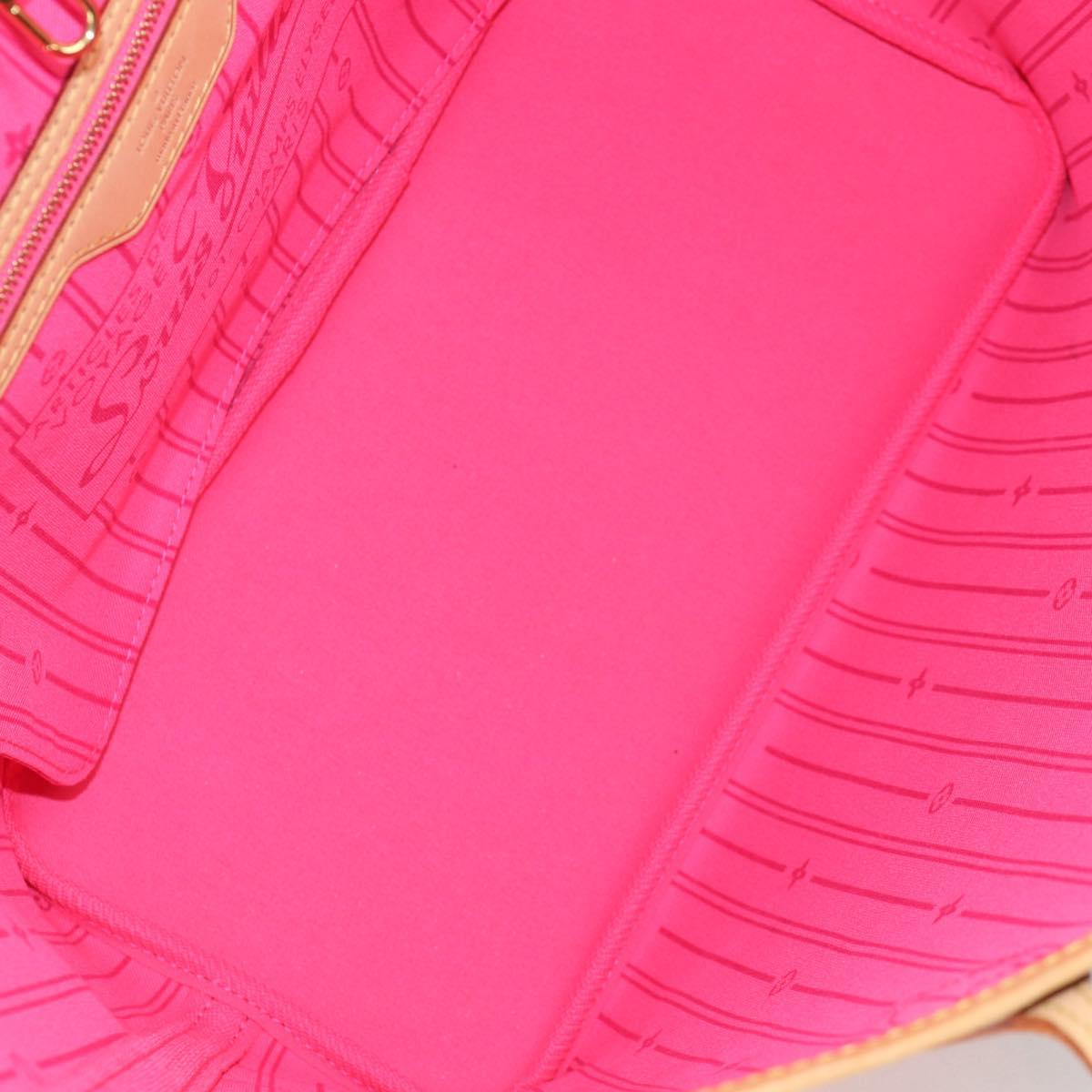 LOUIS VUITTON Monogram Rose Neverfull MM Tote Bag M48613 LV Auth 135291V