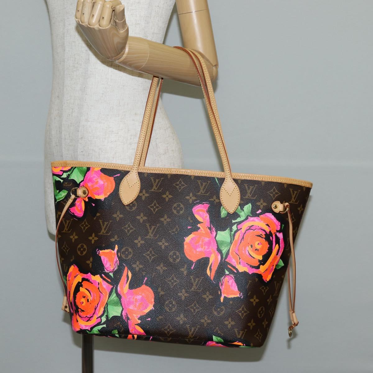 LOUIS VUITTON Monogram Rose Neverfull MM Tote Bag M48613 LV Auth 135291V