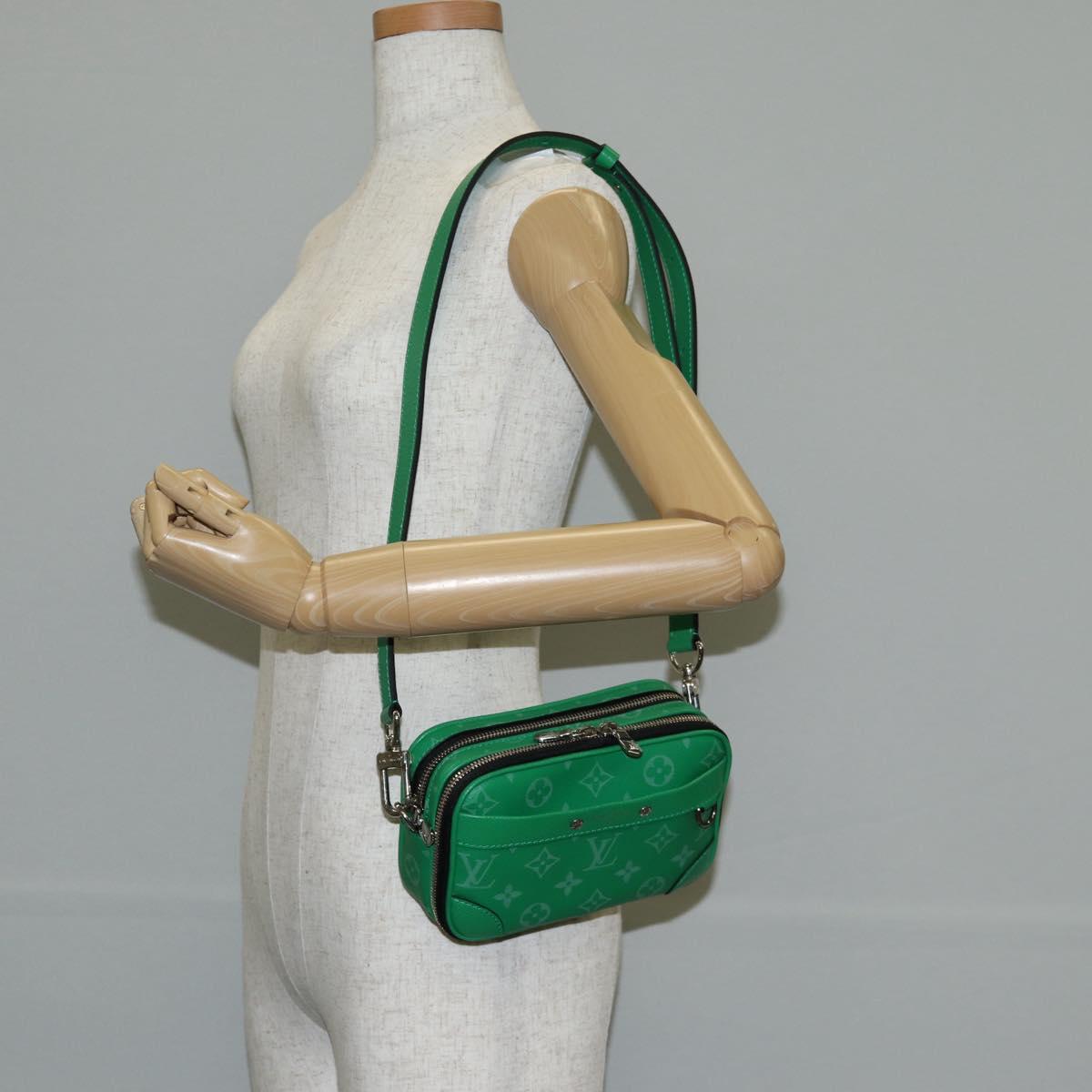 LOUIS VUITTON Taiga Lama Alpha Wearable Wallet NV Bag M30997 LV Auth 135292M