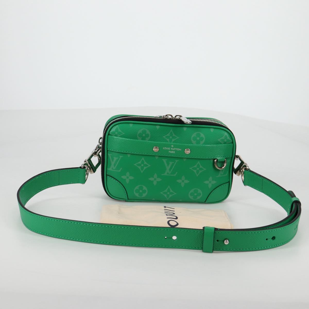 LOUIS VUITTON Taiga Lama Alpha Wearable Wallet NV Bag M30997 LV Auth 135292SAM