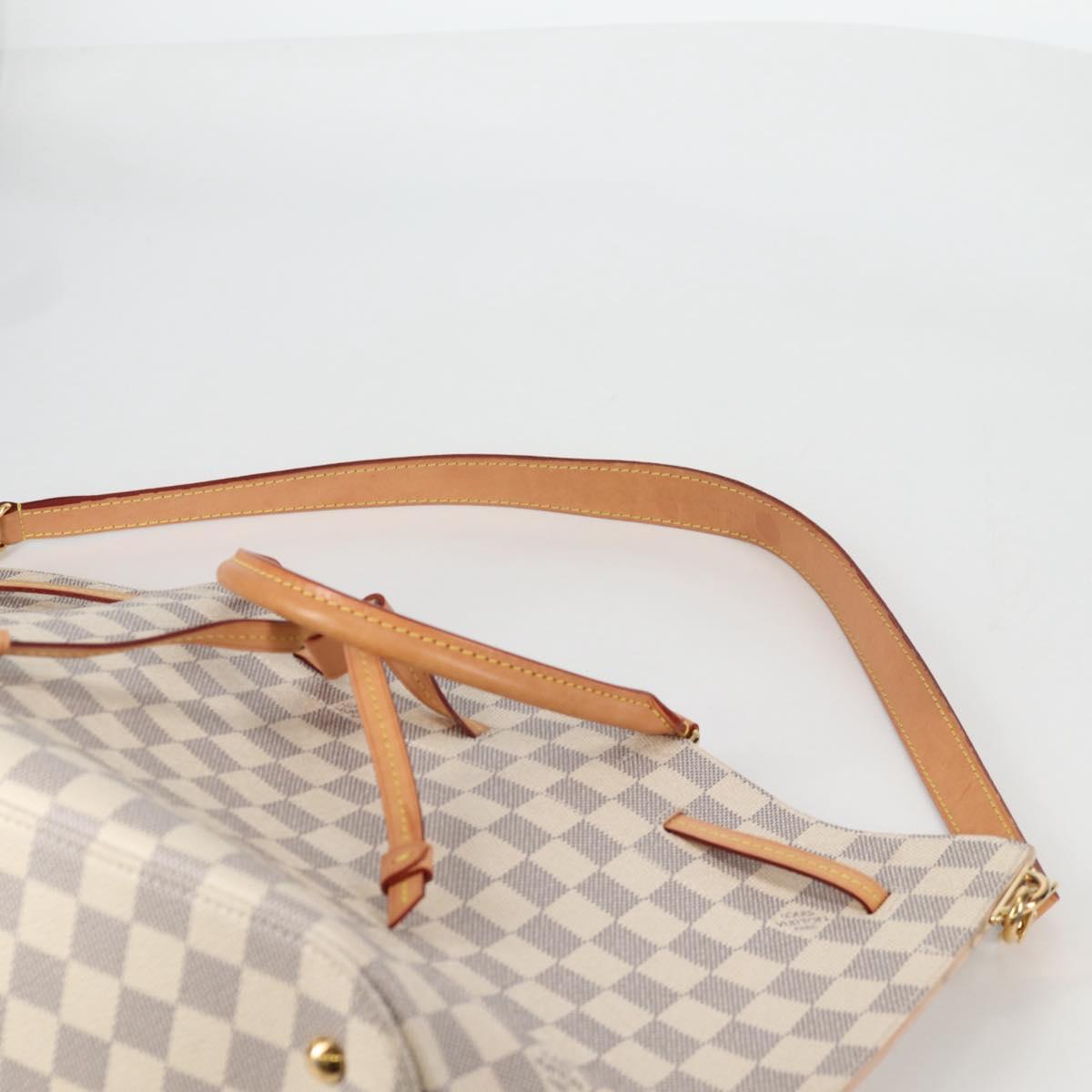 LOUIS VUITTON Damier Azur Giroratta Hand Bag N41579 LV Auth 135293M