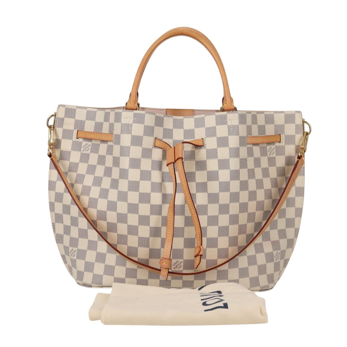 LOUIS VUITTON Damier Azur Giroratta Hand Bag N41579 LV Auth 135293M