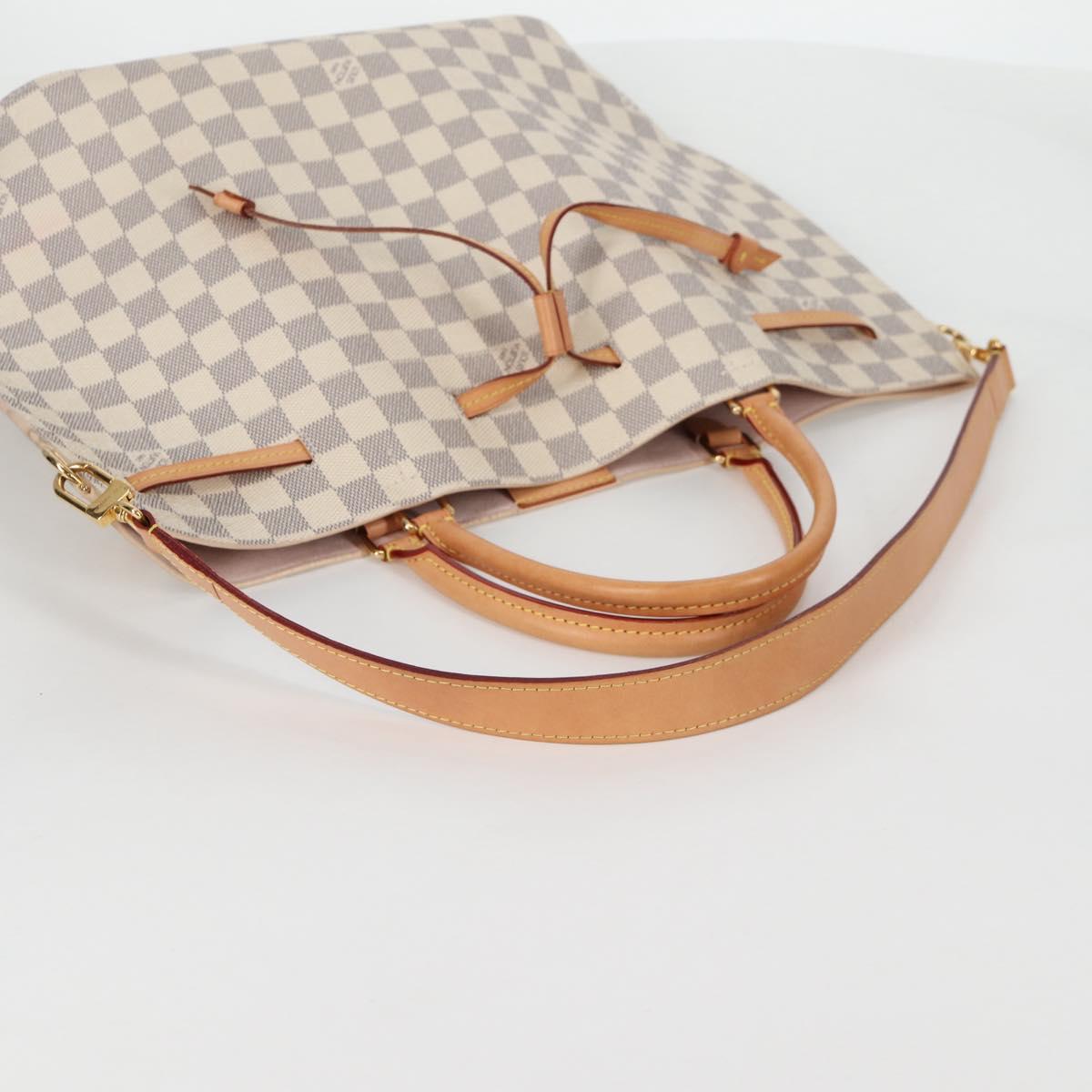 LOUIS VUITTON Damier Azur Giroratta Hand Bag N41579 LV Auth 135293M