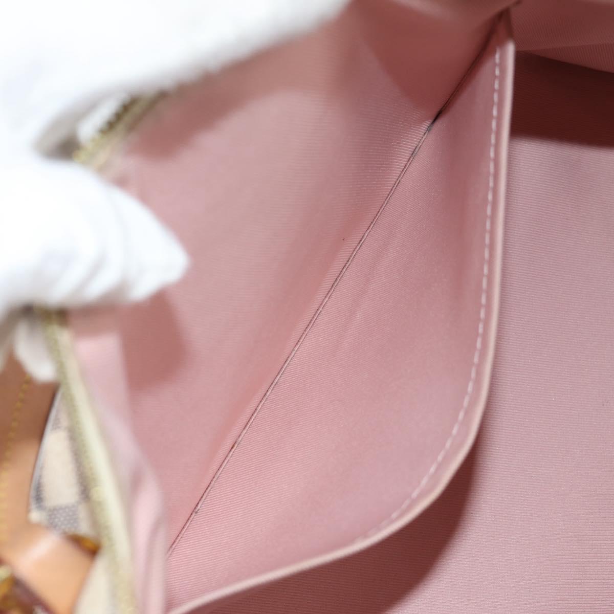 LOUIS VUITTON Damier Azur Lymington Tote Bag 2way N40022 LV Auth 135294M