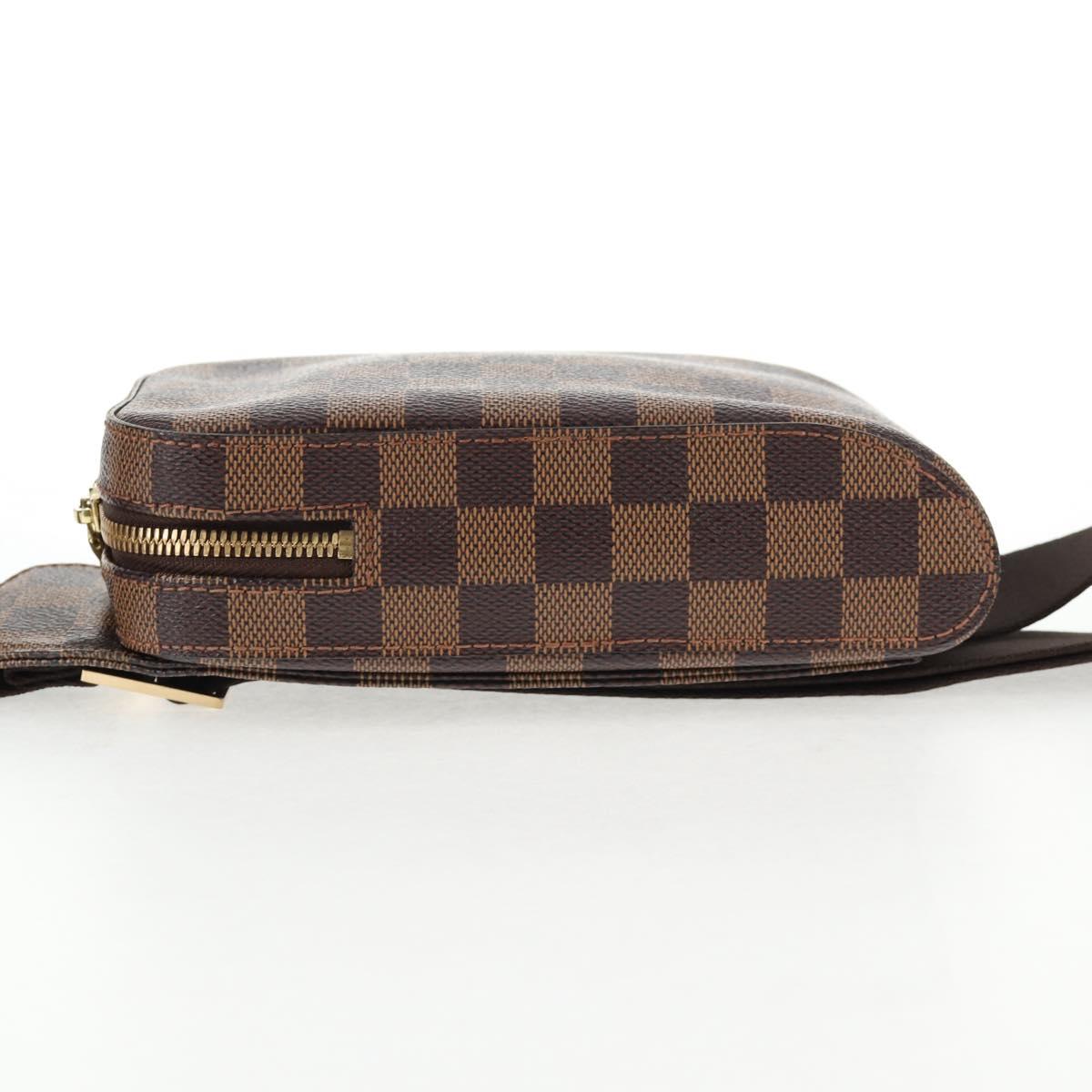LOUIS VUITTON Damier Ebene Geronimos Shoulder Bag N51994 LV Auth 135296V
