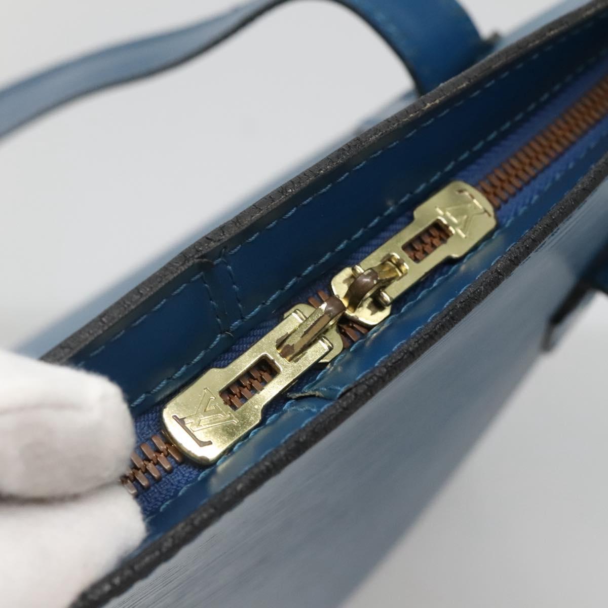 LOUIS VUITTON Epi Lussac Shoulder Bag Blue M52285 LV Auth 135304