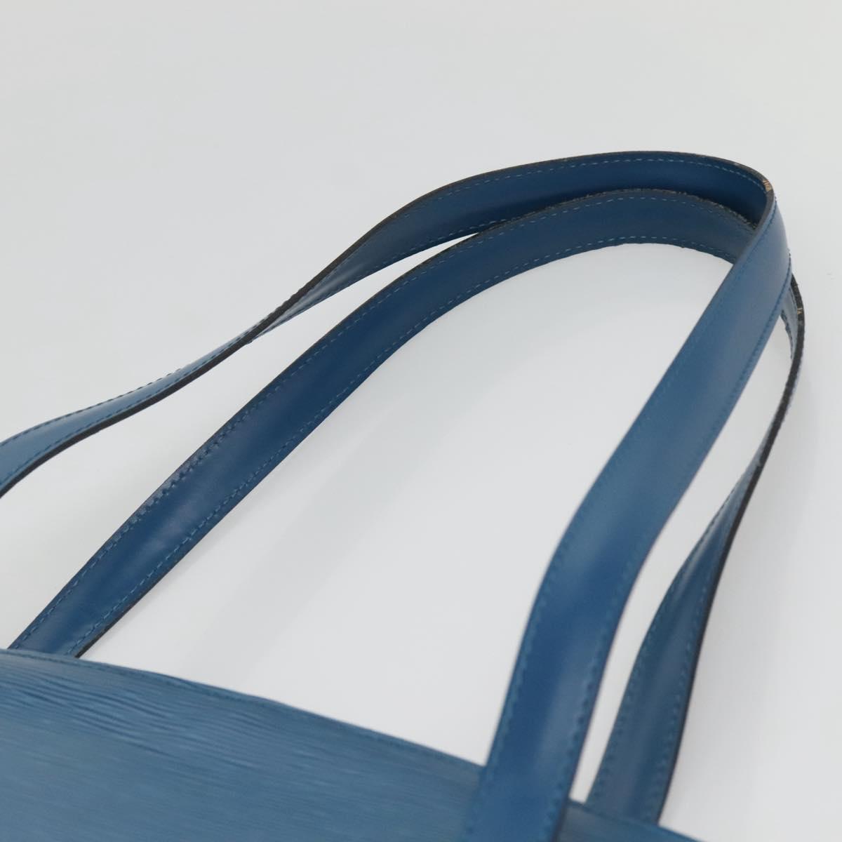LOUIS VUITTON Epi Lussac Shoulder Bag Blue M52285 LV Auth 135304