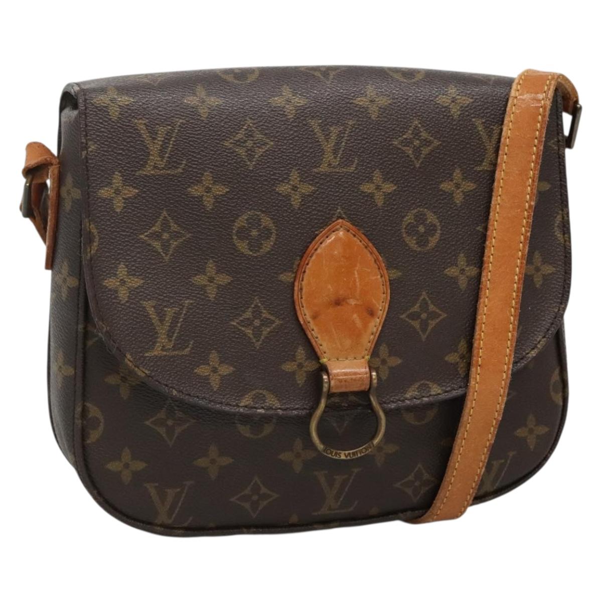 LOUIS VUITTON Monogram Saint Cloud GM Shoulder Bag M51242 LV Auth 135365