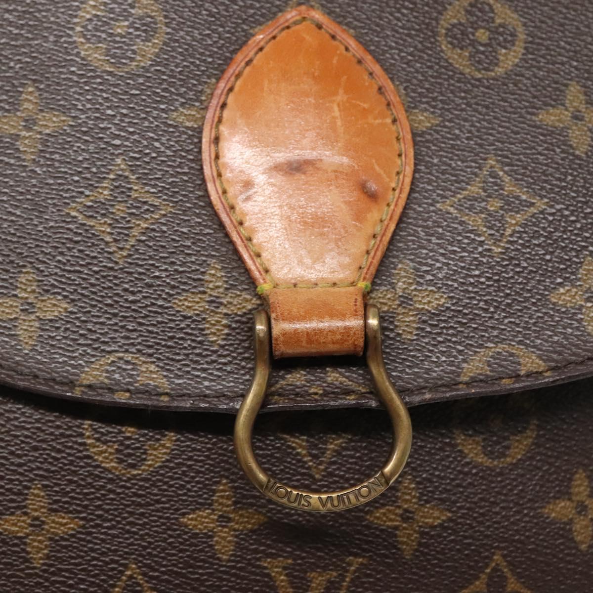 LOUIS VUITTON Monogram Saint Cloud GM Shoulder Bag M51242 LV Auth 135365