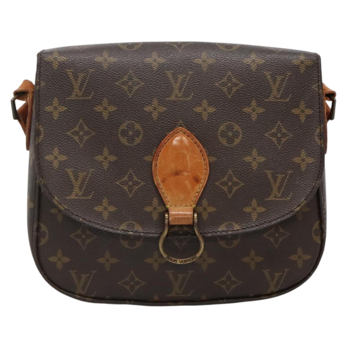LOUIS VUITTON Monogram Saint Cloud GM Shoulder Bag M51242 LV Auth 135365