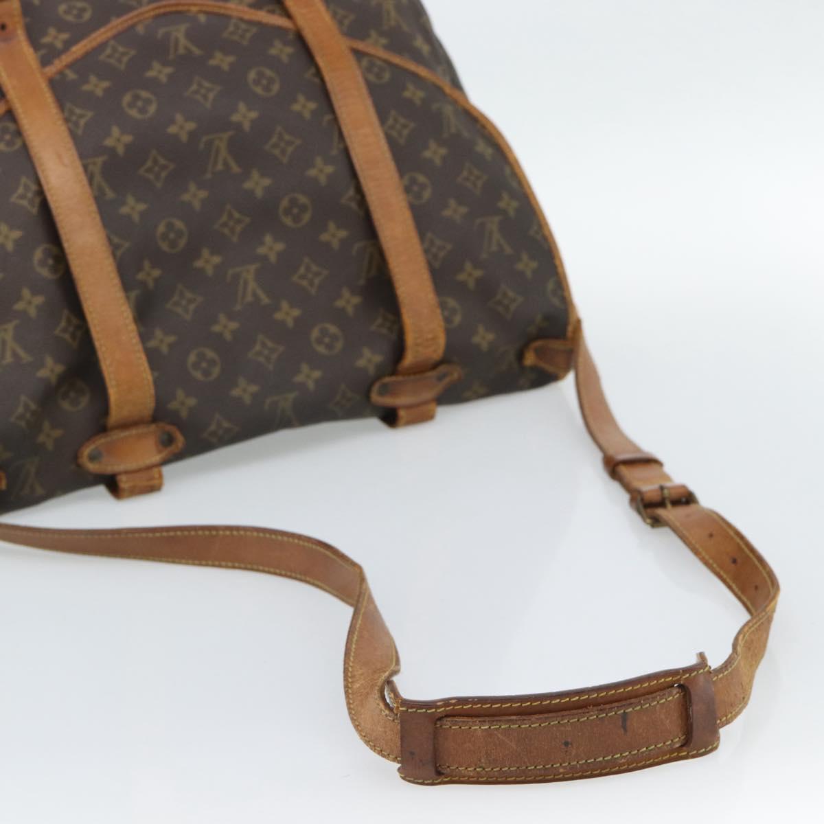 LOUIS VUITTON Monogram Saumur 43 Shoulder Bag M42252 LV Auth 135367