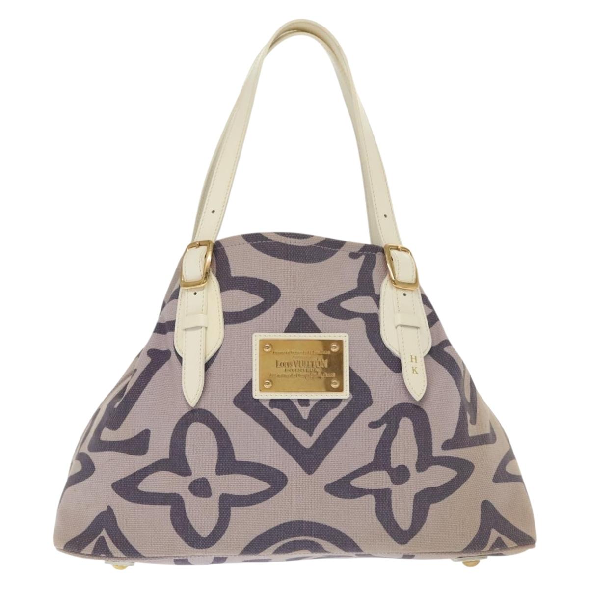 LOUIS VUITTON Cruise line Taicienne PM Bag Canvas Lila M95680 LV Auth 135371