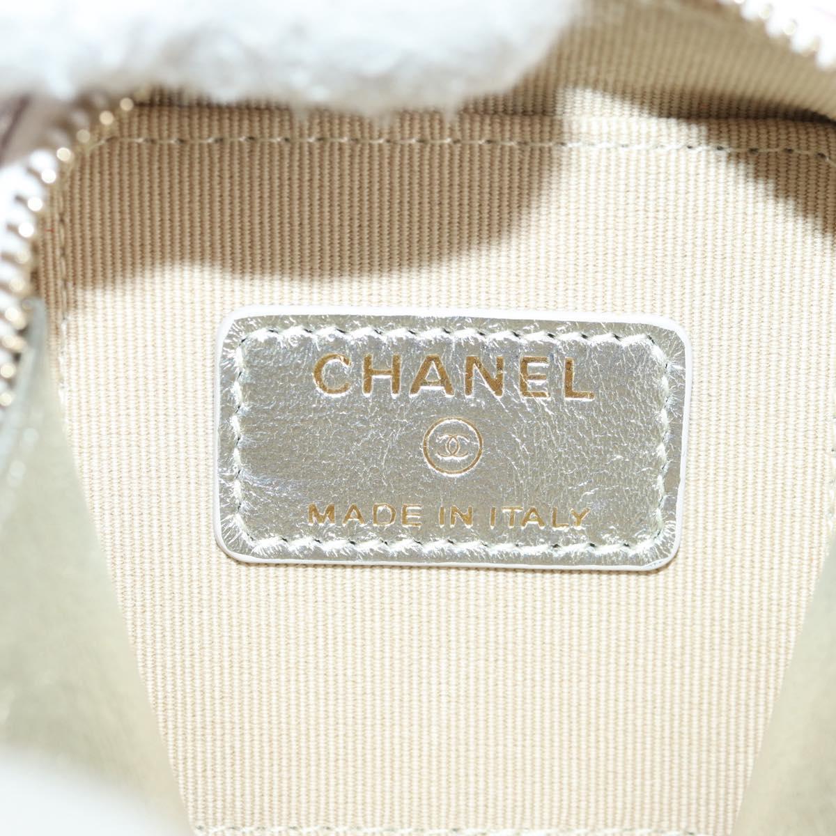 CHANEL Matelasse Chain Shoulder Bag Lamb Skin Pink Gold CC Auth 135407M