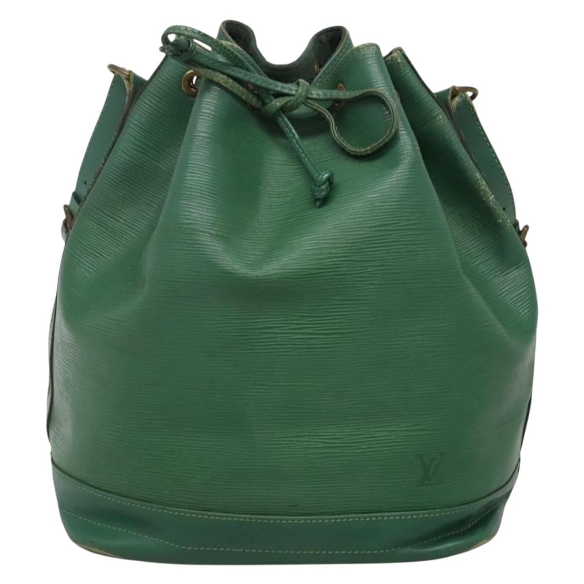 LOUIS VUITTON Epi Noe Shoulder Bag Green M44004 LV Auth 135420