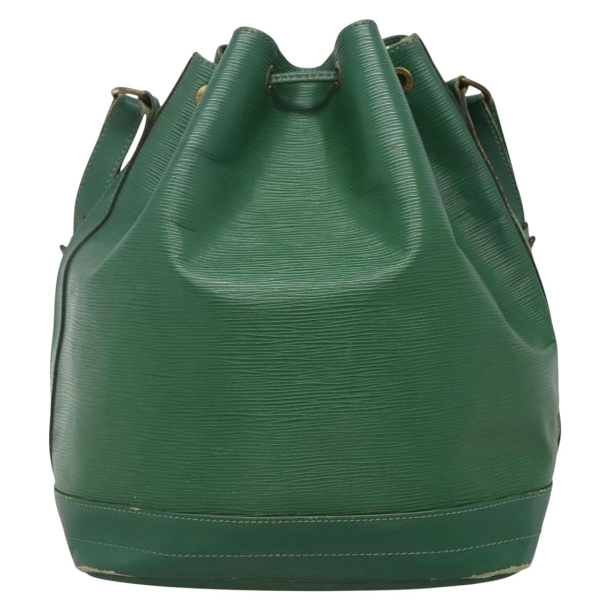 LOUIS VUITTON Epi Noe Shoulder Bag Green M44004 LV Auth 135420