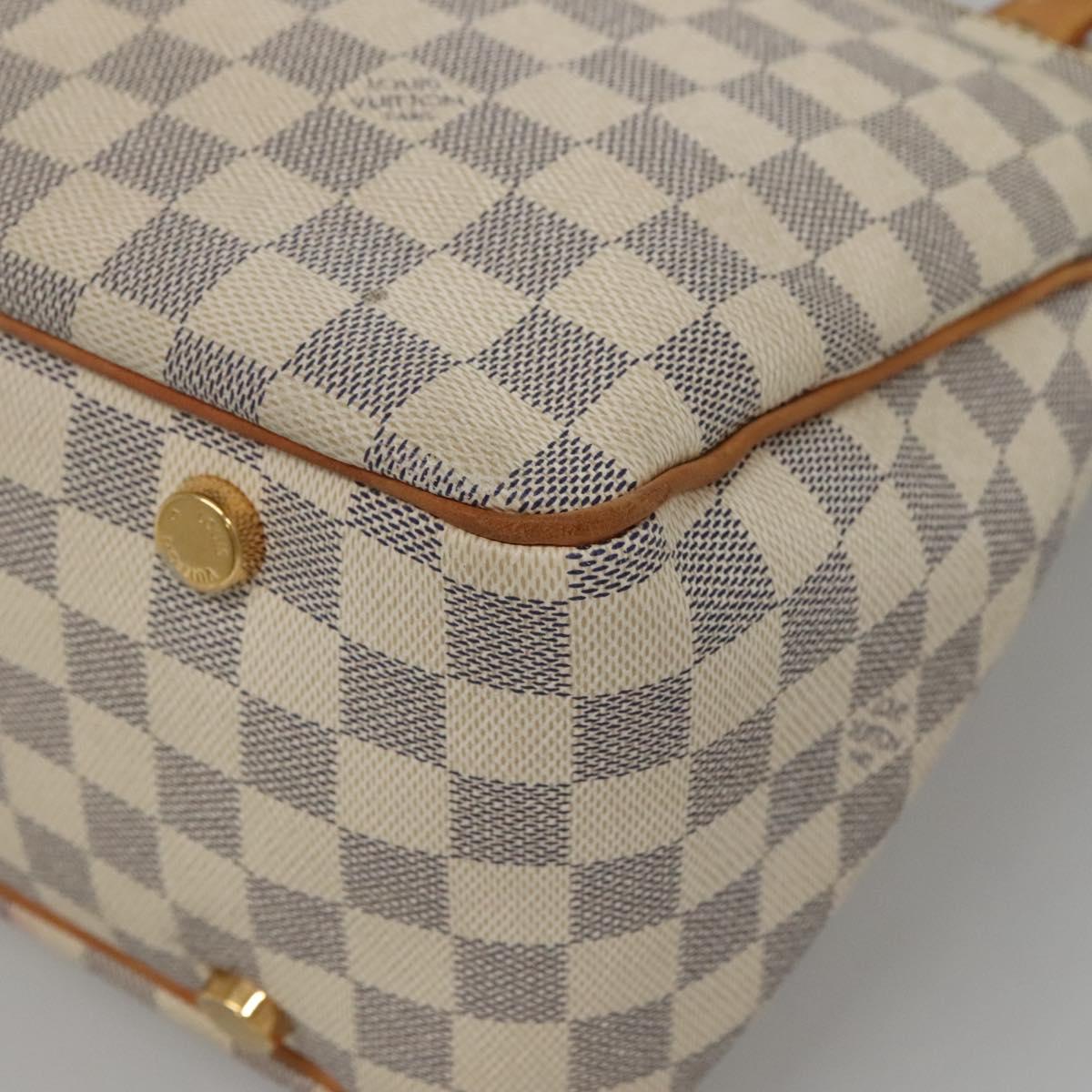 LOUIS VUITTON Damier Azur Figeri PM Shoulder Bag N41176 LV Auth 135424