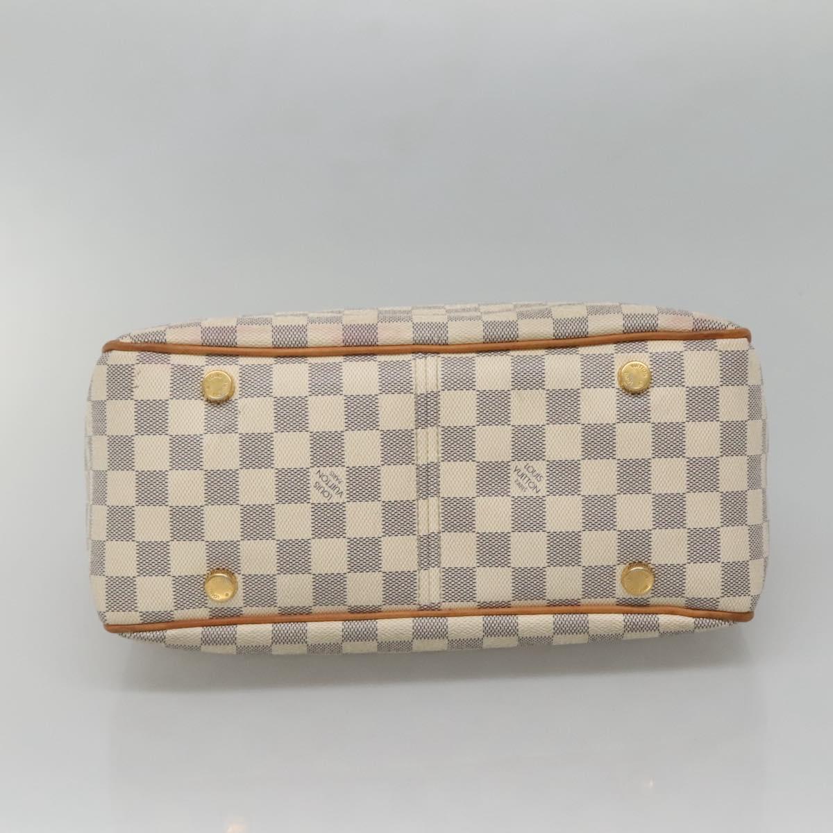 LOUIS VUITTON Damier Azur Figeri PM Shoulder Bag N41176 LV Auth 135424