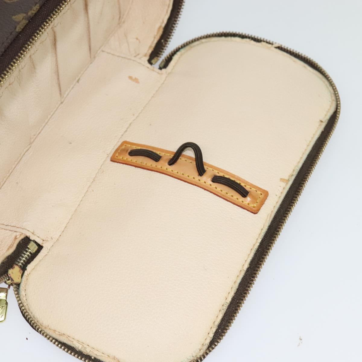 LOUIS VUITTON Monogram Trousse Blush GM Cosmetic Pouch M47505 LV Auth 135428